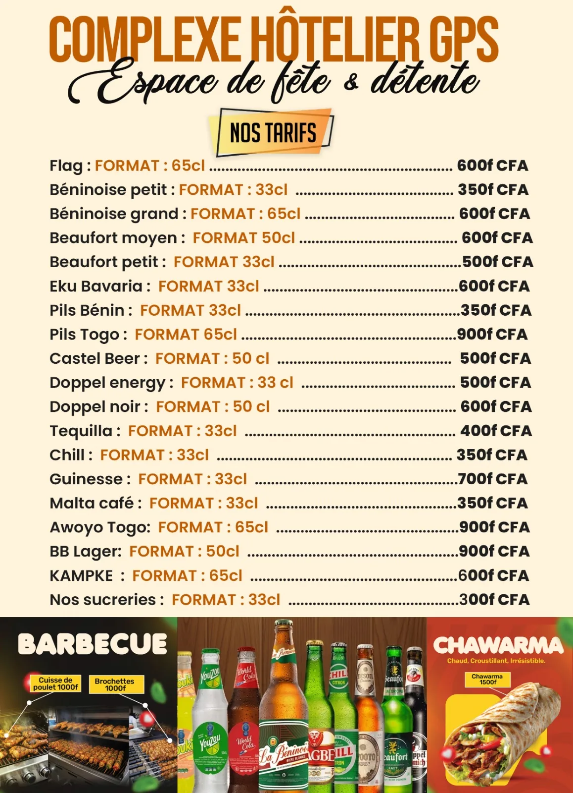 Boissons GPS